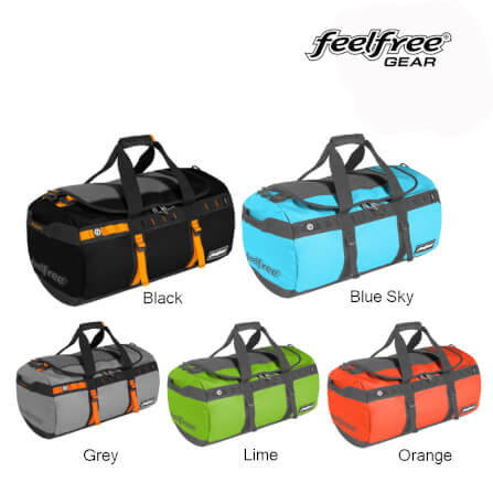 กระเป๋าเดินทางกันน้ำ พรีเมี่ยม FEELFREE CRUISER 72L สี BLACK_12